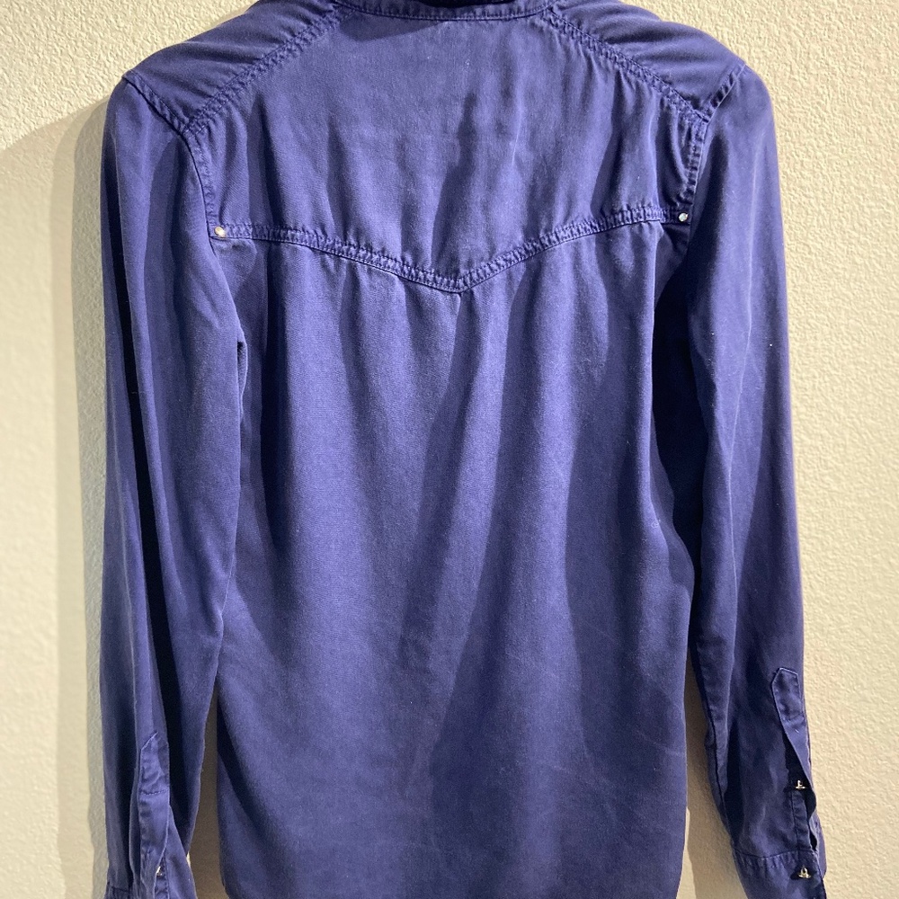Blue Button Down - Picture 7 of 8